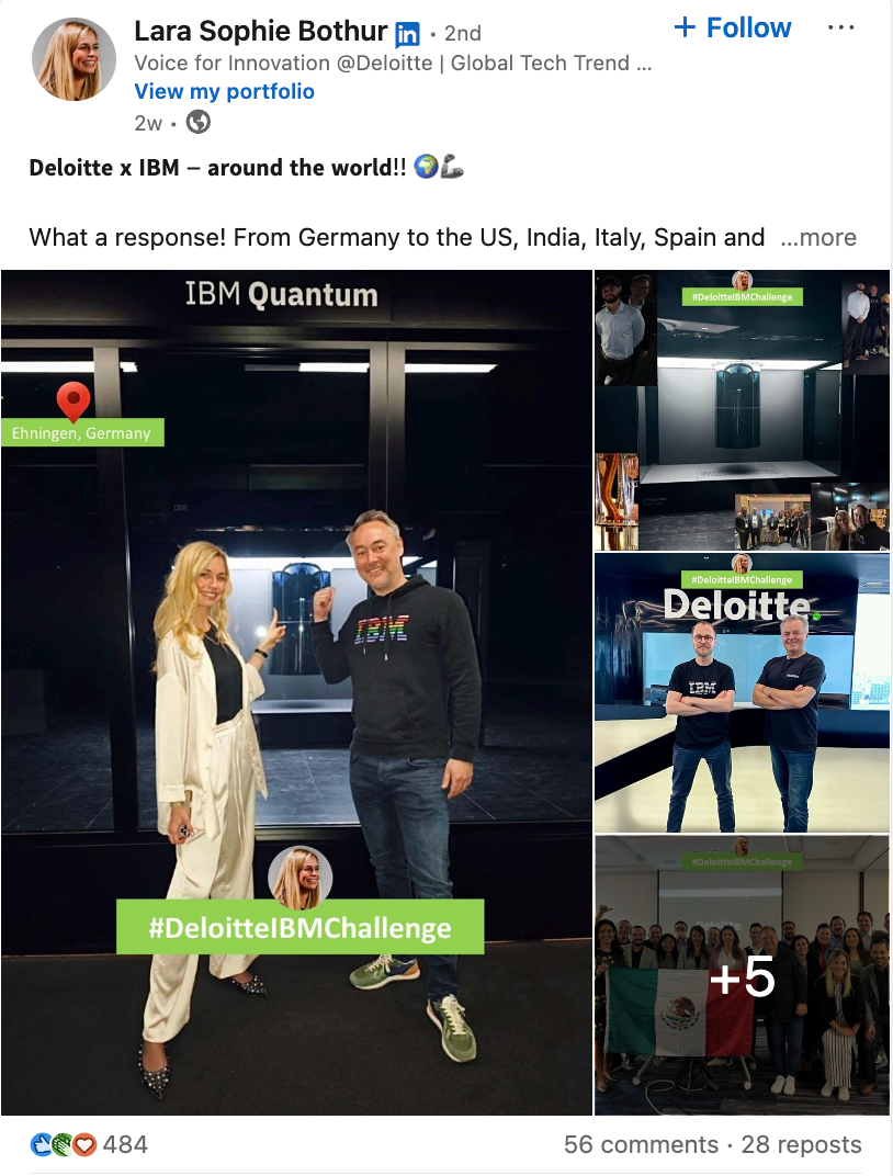 Thought leadership example: Lara Sophie Bothur from Deloitte