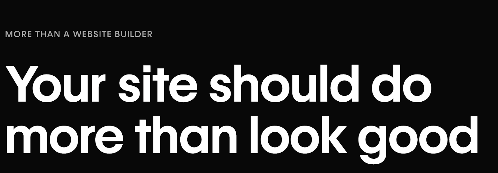 SaaS content marketing example - Webflow's homepage