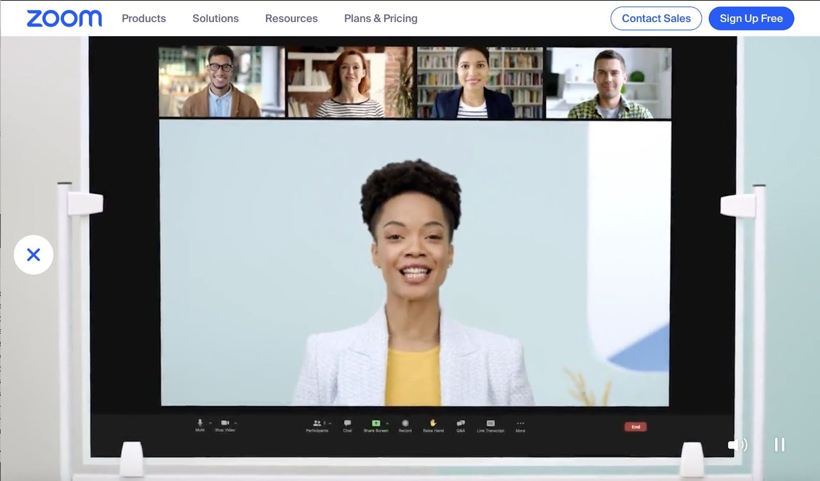 A webinar screenshot from Zoom Webinars