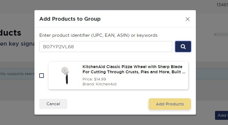 How to add a product to the &lsquo;Track Products&rsquo; tool in Product Research Pulse.