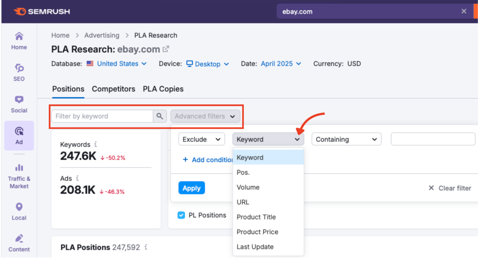Filters in PLA Research.