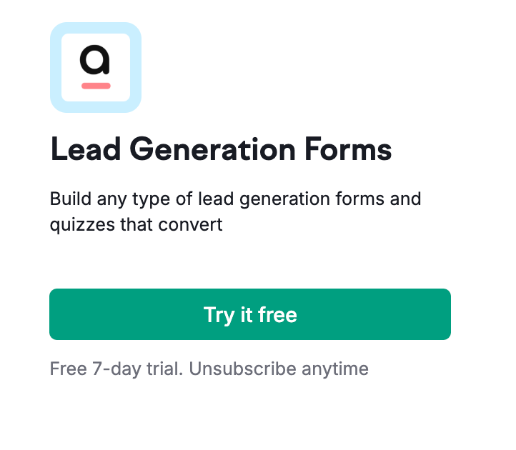 Lead Generation Forms image 2