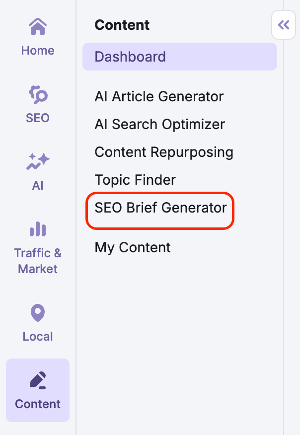SEO Brief Generator image 1